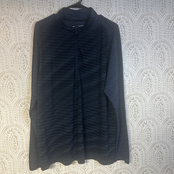 Under Armour Other - Under Armour Mens Golf Half Zip Size XL Long Sleeve Blue Breathable Light Weight